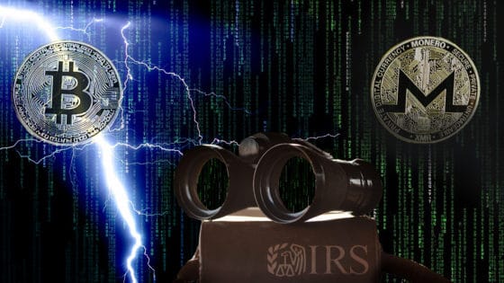 IRS pagará USD 1,25 millones para husmear en Monero y la red Lightning de Bitcoin