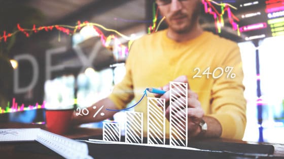 Volumen comerciado en exchanges descentralizados de Ethereum aumenta más de 200% en 2021