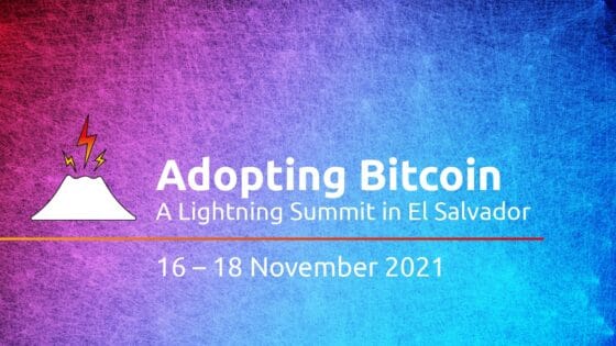 Adoptando Bitcoin, la conferencia sobre Lightning en El Salvador, llega en noviembre