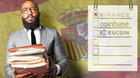 España pone en «lista gris» a Binance, Coinbase y otros exchanges de bitcoin