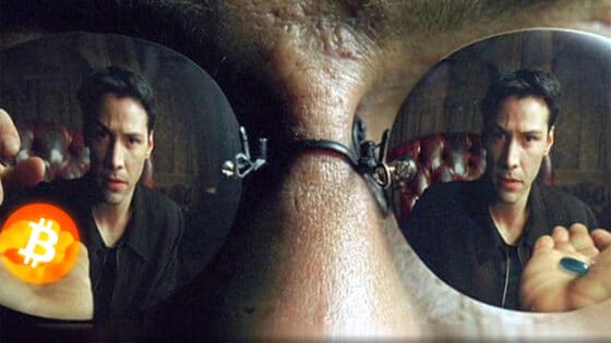 Keanu Reeves de Matrix tomó la píldora roja de bitcoin