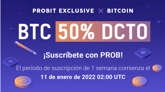 ProBit Exclusive: obtén 50% de descuento al comprar bitcoin en el exchange