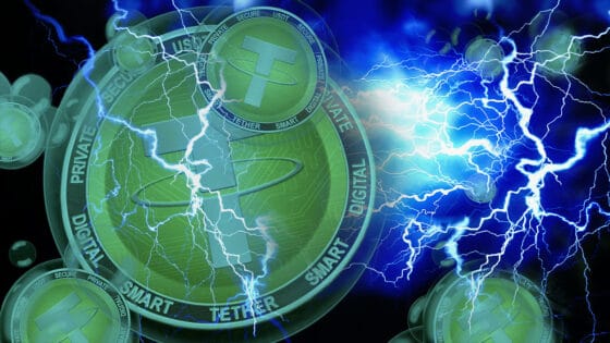 La primera transacción de USDT en Bitcoin llegó con el rayo de Lightning